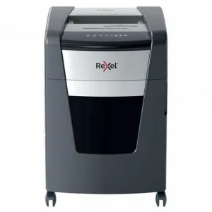 Rexel Momentum Extra XP418+ Jam Free Cross Cut Paper Shredder Machine for secure office document shredding